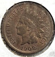 1908-S Indian Penny XF