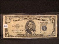 1953B $5 Silver Certificate