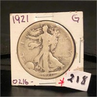 1921 Walking Liberty Half Dollar Key Date