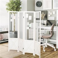Uyoyous 4 Panel Room Divider Folding Privacy