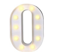 LED LETTER LIGHTS, WARM WHITE MARQUEE ALPHABET