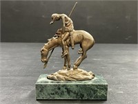 Fraser "End of The Trail" Bronze w/ Marble Base