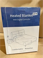 New 72x84in heated blanket with digital controller