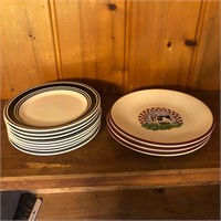 Lot of 11 Serving Plates