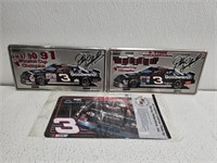 Set of 3 Winston Cup NO 3 Metal Tags
