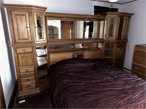 Queen Bed with Mattress and Head board