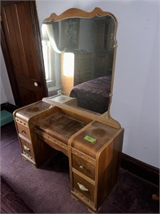 waterfall dresser with mirror