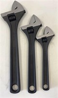 Proto 12in, 10in & 8in Adjustable Wrenches