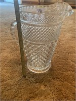 Wexford pressed glass pitcher