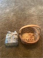 Basket and hand soap and lotion set