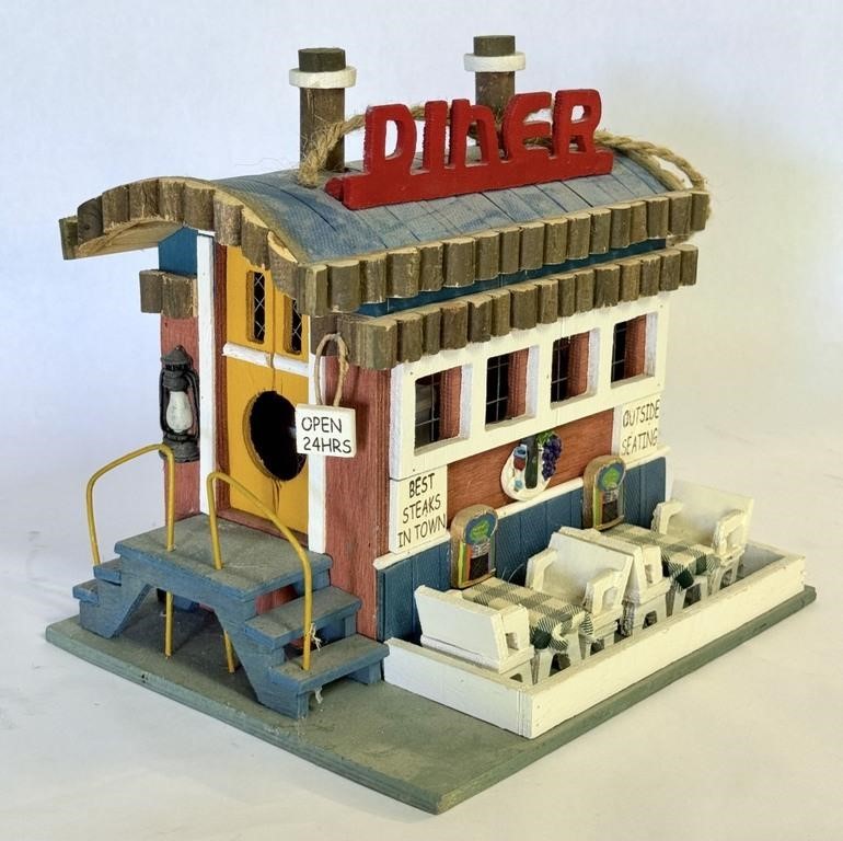 Decorative "Diner" Bird House