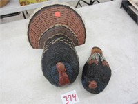 Hen & Gobbler Turkey Display Composite