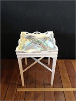hand painted end table
