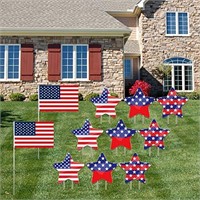 4th of July Yard Sign Outdoor Lawn