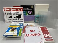 Photo paper, Surveillance signs, and more