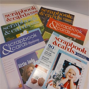 Lot of Scrapbook & Cards Magazines