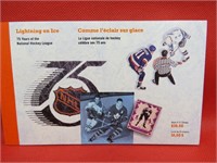 1992 NHL 75 Years Canada Post Stamp Booklet