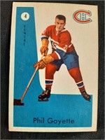1959-60 Parkhurst NHL Phil Goyette Card #4