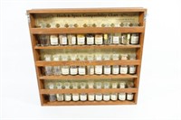 1960's Herbs & Spices Spice Rack Three Mountaineer