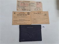 WW2 Ration Items & Leather Holder