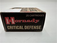 Hornady 9mm Luger Critical Defense 25rds