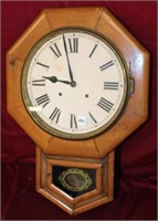 Antique Schoolhouse Clock by