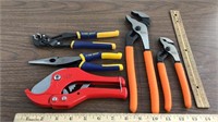Hand Tools, PVC pipe cutter, pliers