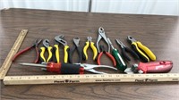 Misc. pliers & screwdrivers