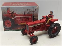 1/16 Ertl IH Farmall 826 Fox Fire Farm Tractor In