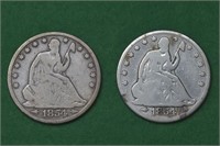 1854 and 1854-O Seated Liberty Half Dollars