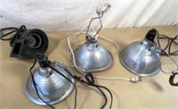 heat lamps & small blower