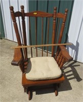 Glider chair, wider than most