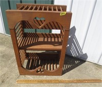 Heart shaped stand/storage cabinet