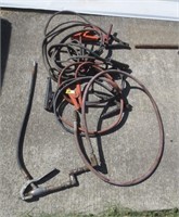 Jumper cables, grease nozzle