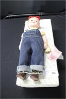 Angies Botique Little Slugger Porcelain Doll