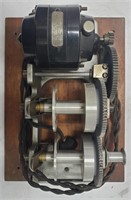 Vintage Polar cub Type H fan motor on wooden
