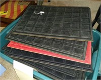 Tote of coin trays for collectors or shops