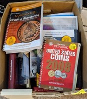 Box of coin books