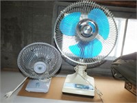 TWO TABLE FANS