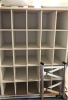 Cubby Storage Unit 24” W x 12” D x 31” H and Shoe