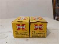81 rounds  Winchester 22 Mag bullets
