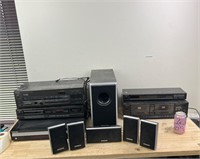 complete 5.1 sound system (untested)