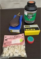 Lot of Black Powder Supplies. Propellant, Balls,