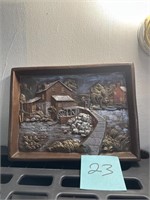 Vintage Holland Mold Country Diorama Ceramic W