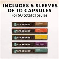 Nespresso Starbucks Capsules 10 COUNT ( PACK OF