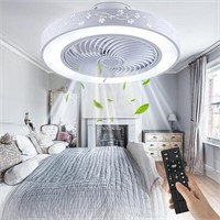 Linboro Flush Mount Ceiling Fan with Lights