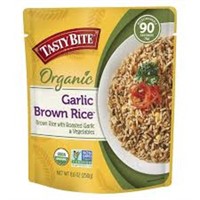 Tasty Bite Organic Garlic Brown Rice, Ready to