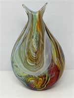 Vintage Italian Cased Art Glass Vase