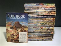 44  VTG Blue Book Magazine for Adventurous Reading