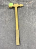 7.25 Long Brass Hammer